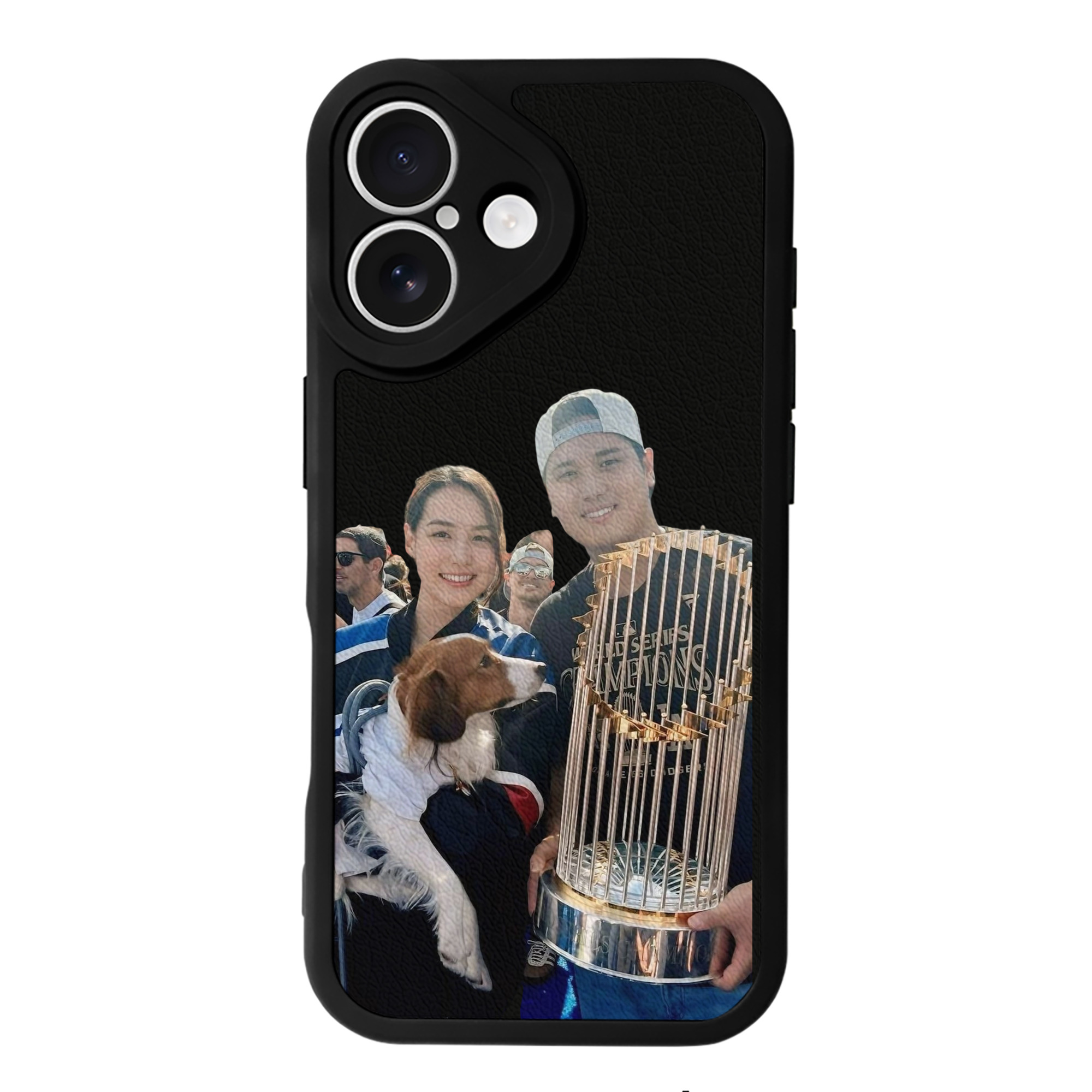  IPhone 16 Silicone Leather Case – UV Print, Lambskin Texture – Perfect Fit, Wireless Charging Compatible, Scratch Resistant, Precise Cutouts – Stylish Protection For IPhone 16